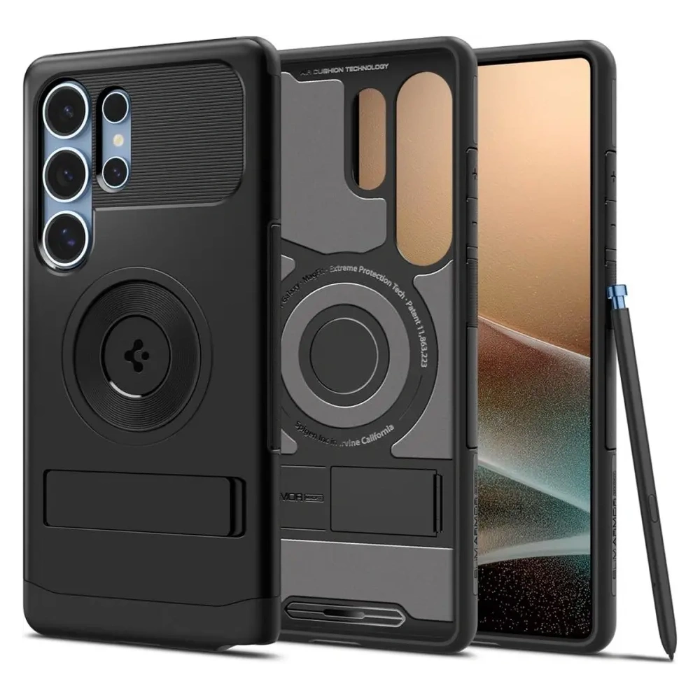 Hurtownia GSM - Etui Spigen Slim Armor Mag MagSafe Samsung Galaxy S25 Ultra Black - SPN16601 - {ean13} - Hurt