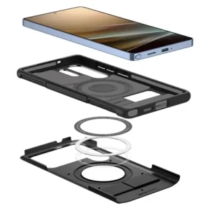 Wholesale Spigen Slim Armor Mag MagSafe Samsung Galaxy S25 Ultra Black - SPN16601 - {ean13} - Hurt