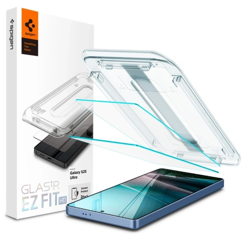 Szkło hartowane Spigen GLAS.tR ez Fit HD Samsung Galaxy S25 Ultra Clear [2 PACK]