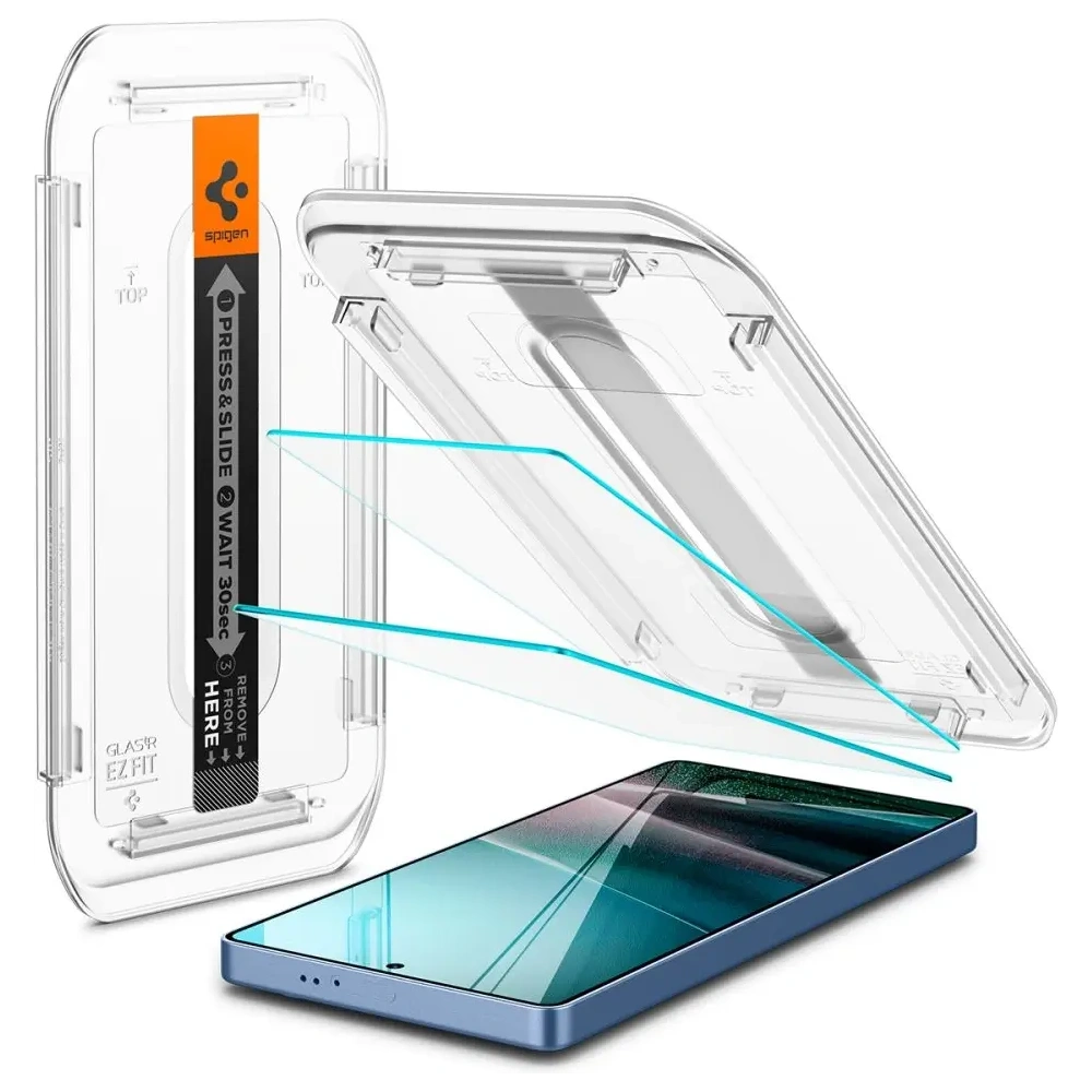 Wholesale Spigen GLAS.tR ez Fit HD Samsung Galaxy S25 Ultra Clear [2 PACK] - SPN16602 - {ean13} - Hurt