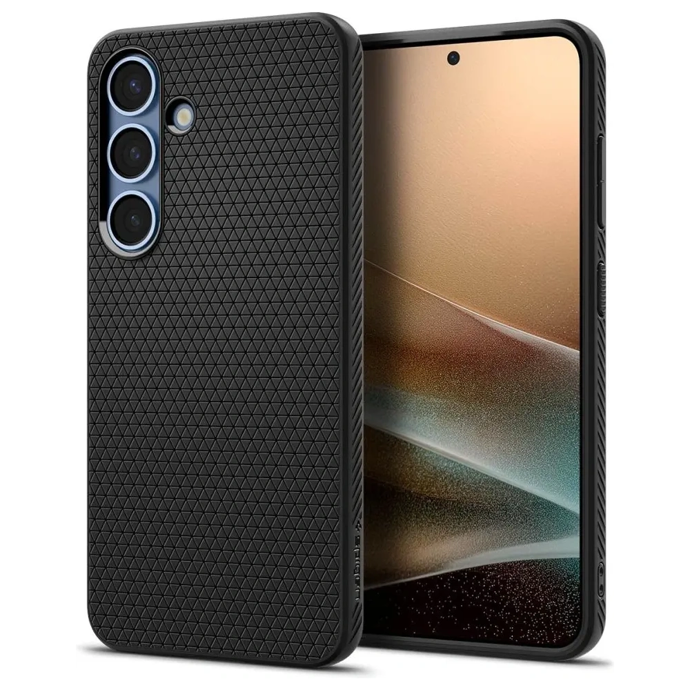 Hurtownia GSM - Spigen Liquid Air Samsung Galaxy S25+ Plus Matt Fekete - SPN16603 - {ean13} - Hurt
