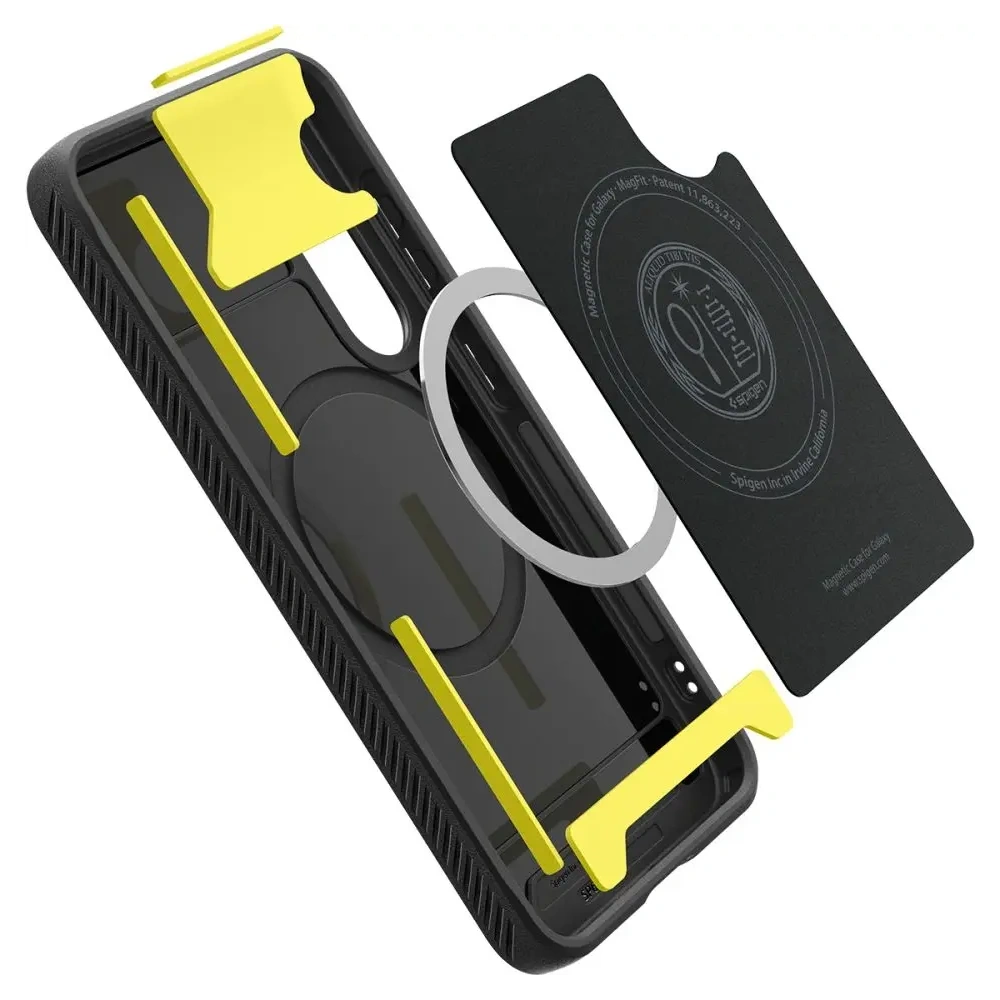 Hurtownia GSM - Spigen Rugged Armor Mag MagSafe Samsung Galaxy S25+ Plus Matt Schwarz - SPN16605 - {ean13} - Hurt
