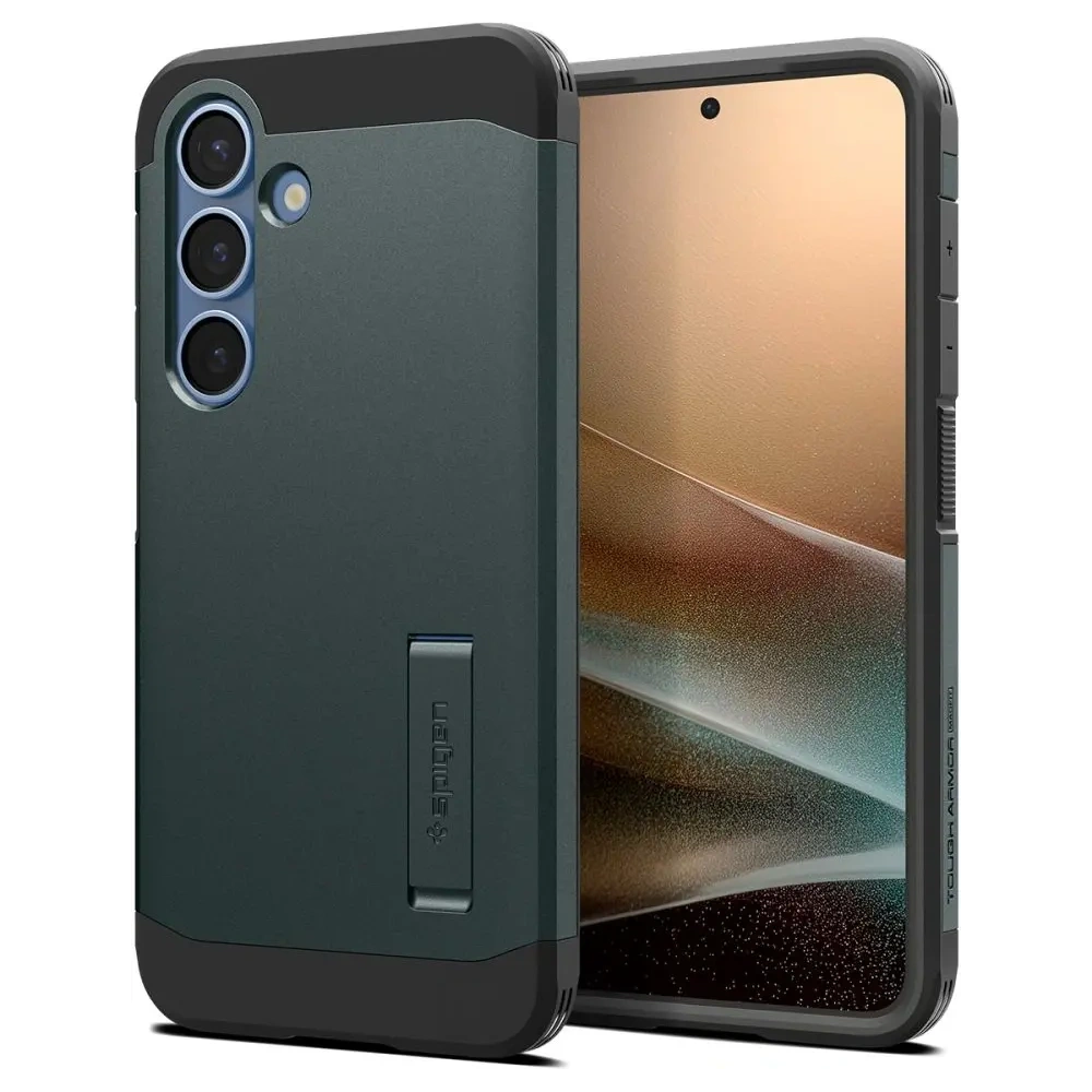 Wholesale Spigen Tough Armor MagSafe Samsung Galaxy S25+ Plus Abyss Green - SPN16607 - {ean13} - Hurt