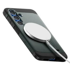 Wholesale Spigen Tough Armor MagSafe Samsung Galaxy S25+ Plus Abyss Green - SPN16607 - {ean13} - Hurt