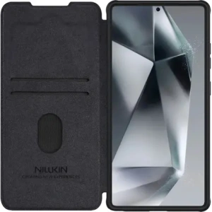 Wholesale Nillkin Qin Pro Samsung Galaxy S25 Ultra black - NLK1658 - {ean13} - Hurt