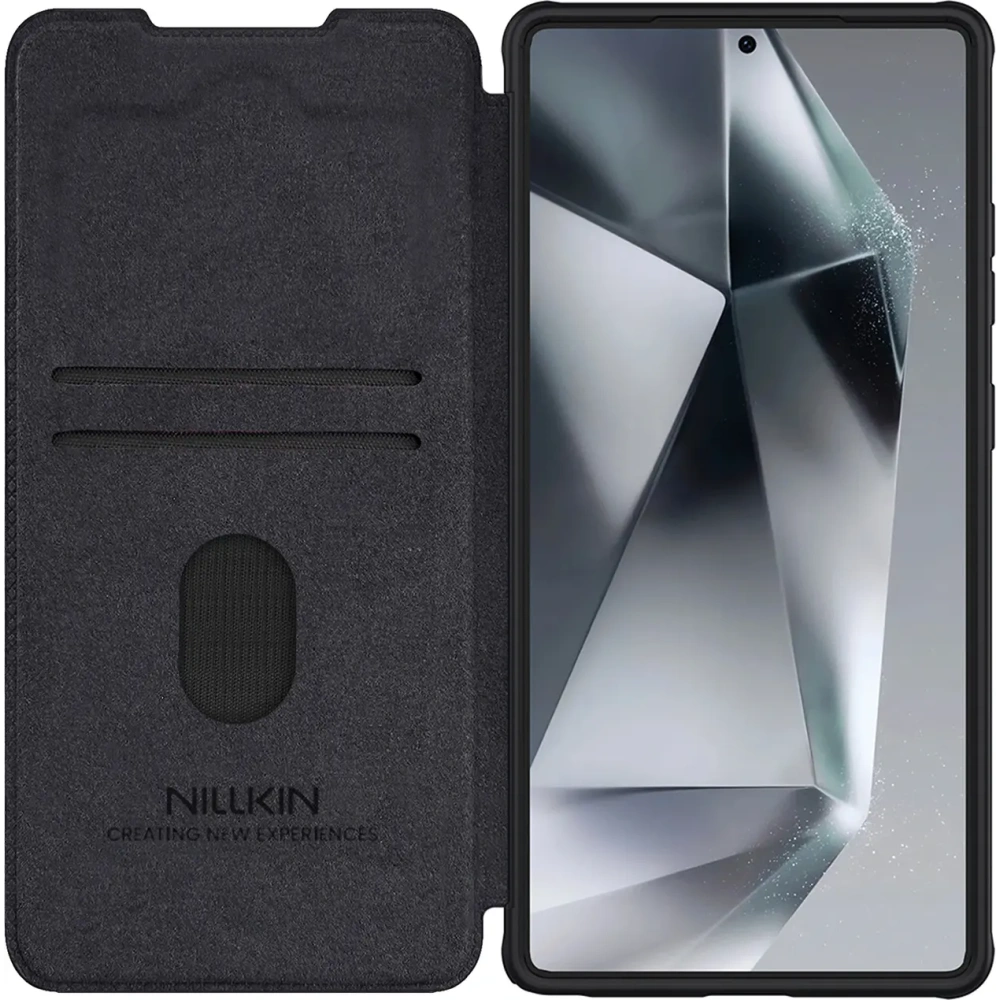 Hurtownia GSM - Nillkin Qin Pro Samsung Galaxy S25 Ultra fekete - NLK1658 - {ean13} - Hurt