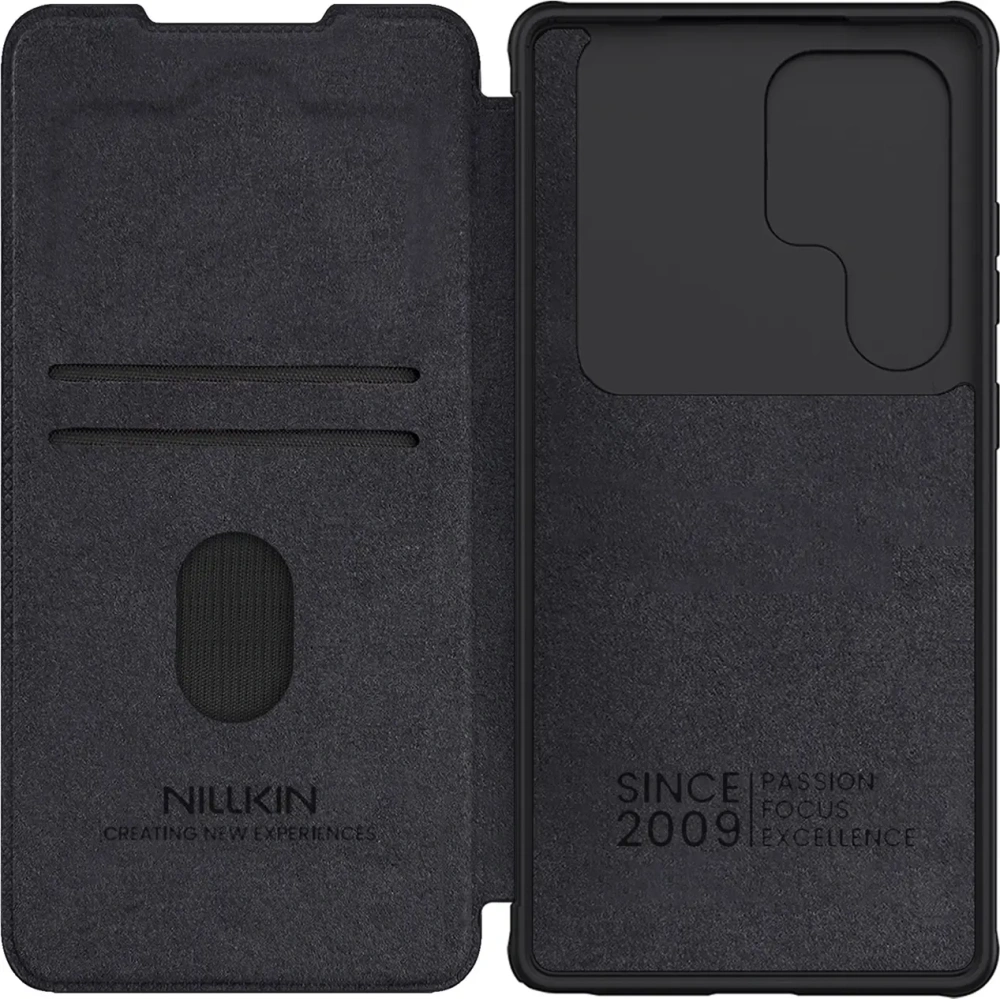 Hurtownia GSM - Nillkin Qin Pro Samsung Galaxy S25 Ultra fekete - NLK1658 - {ean13} - Hurt