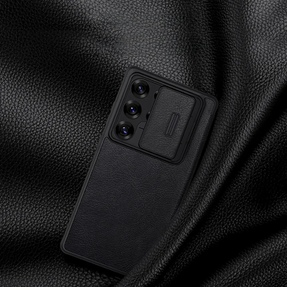 Wholesale Nillkin Qin Pro Samsung Galaxy S25 Ultra black - NLK1658 - {ean13} - Hurt