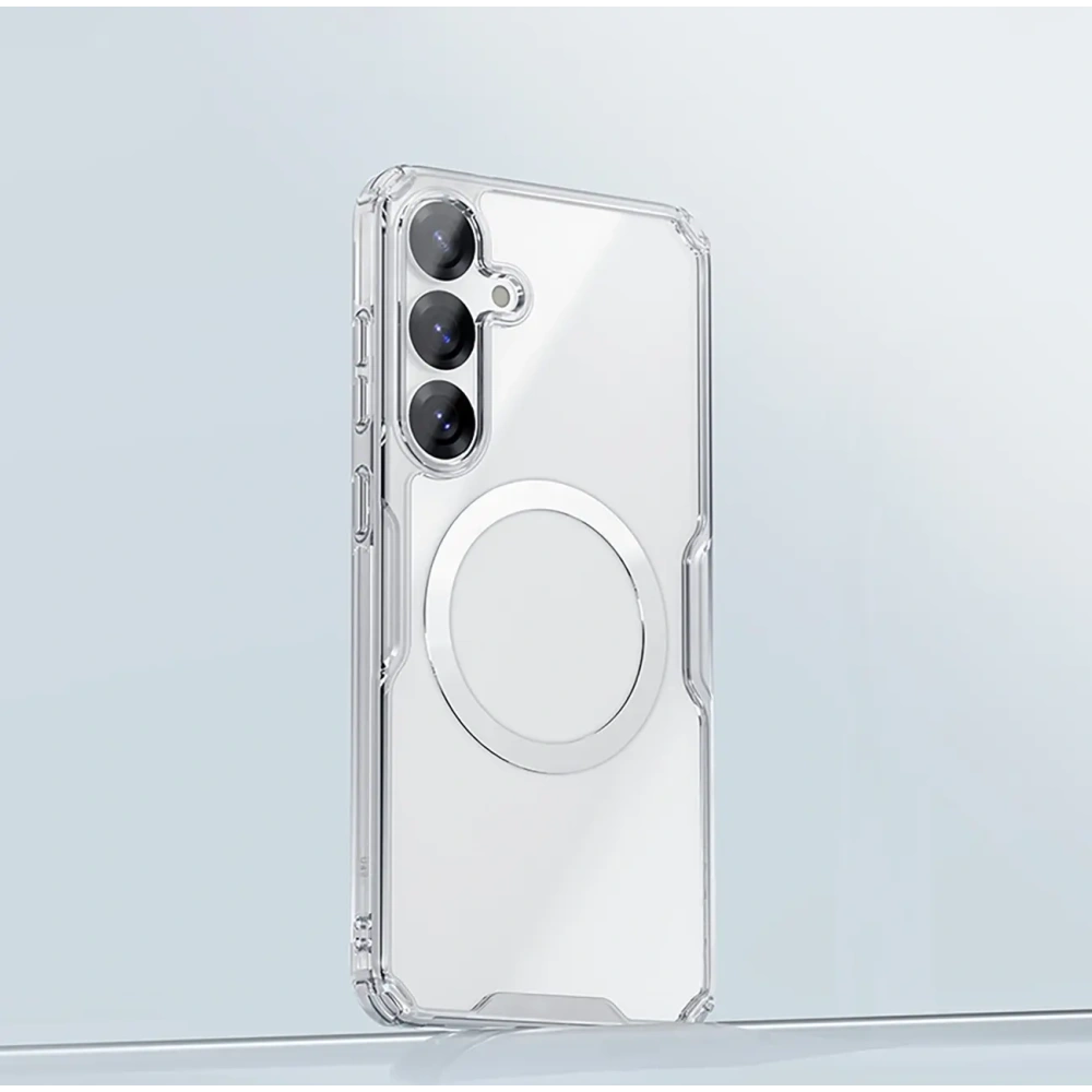 Wholesale Nillkin Nature TPU Pro Magnetic Case MagSafe Samsung Galaxy S25 white - NLK1659 - {ean13} - Hurt