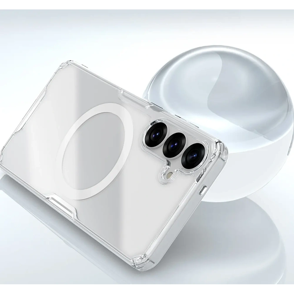 Hurtownia GSM - Nillkin Nature TPU Pro Magnetic Case MagSafe Samsung Galaxy S25 alb - NLK1659 - {ean13} - Hurt