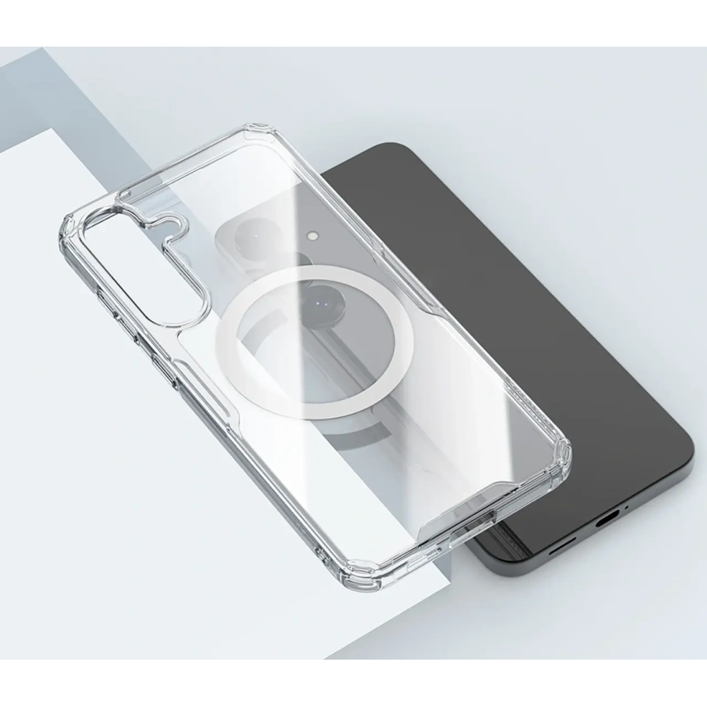 Hurtownia GSM - Nillkin Nature TPU Pro Magnetic Case MagSafe Samsung Galaxy S25 alb - NLK1659 - {ean13} - Hurt