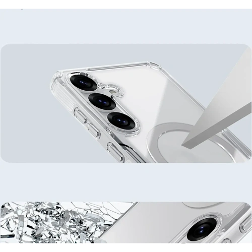 Etui Nillkin Nature TPU Pro Magnetic Case MagSafe Samsung Galaxy S25 białe