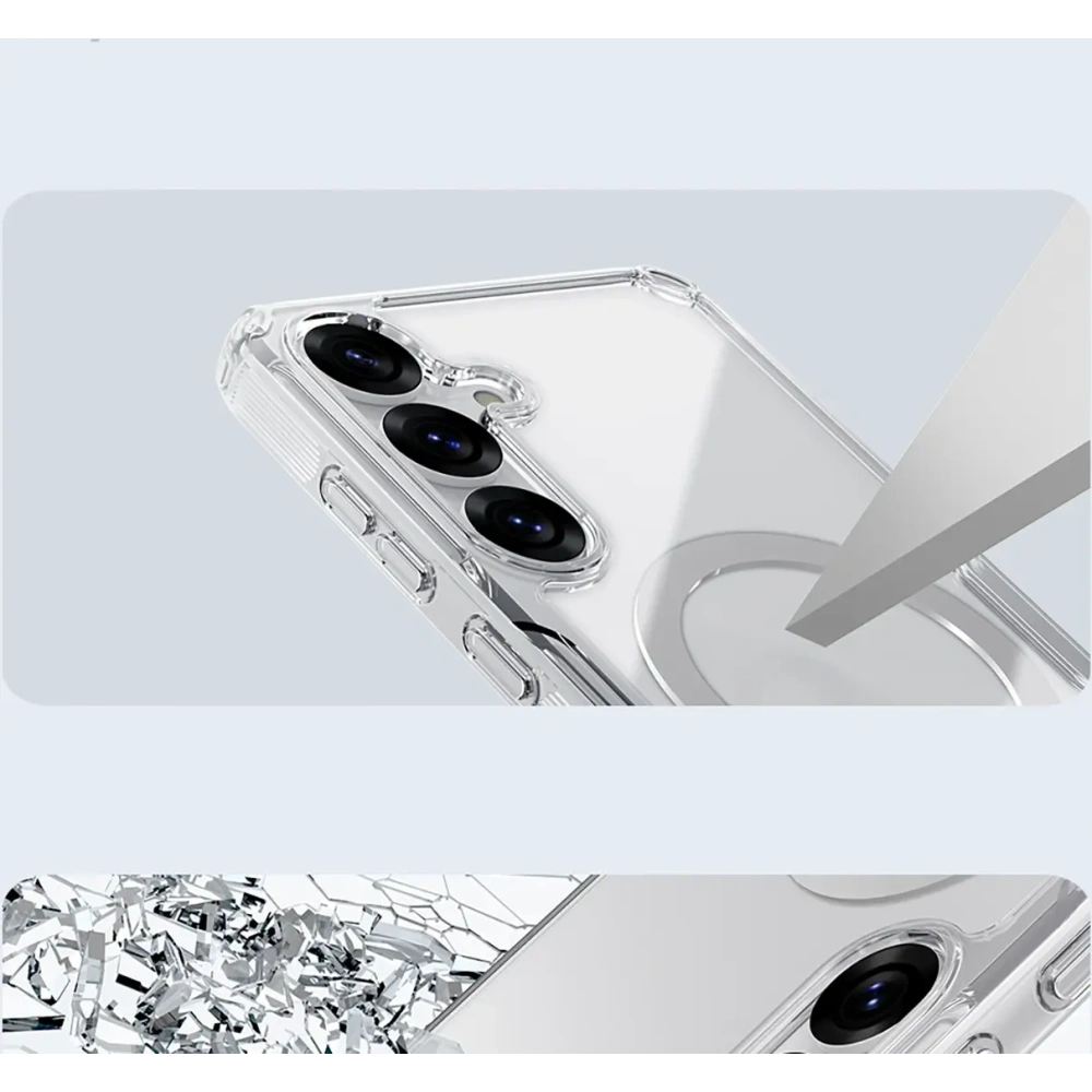 Hurtownia GSM - Nillkin Nature TPU Pro Magnetic Case MagSafe Samsung Galaxy S25 alb - NLK1659 - {ean13} - Hurt