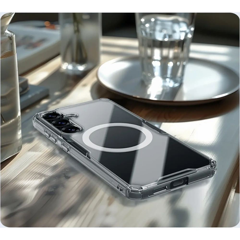Hurtownia GSM - Nillkin Nature TPU Pro Magnetic Case MagSafe Samsung Galaxy S25 alb - NLK1659 - {ean13} - Hurt