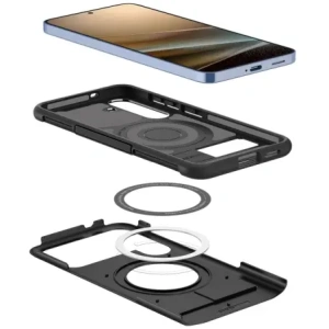 Wholesale Spigen Slim Armor Mag MagSafe Samsung Galaxy S25+ Plus Black - SPN16611 - {ean13} - Hurt