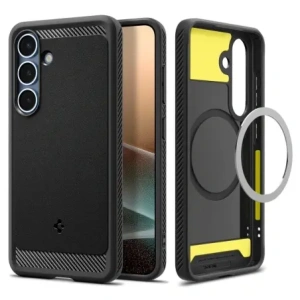 Hurtownia GSM - Spigen Rugged Armor Mag MagSafe Samsung Galaxy S25 Matt Fekete - SPN16614 - {ean13} - Hurt