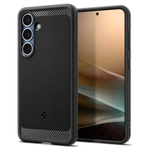 Wholesale Spigen Rugged Armor Mag MagSafe Samsung Galaxy S25 Matte Black - SPN16614 - {ean13} - Hurt