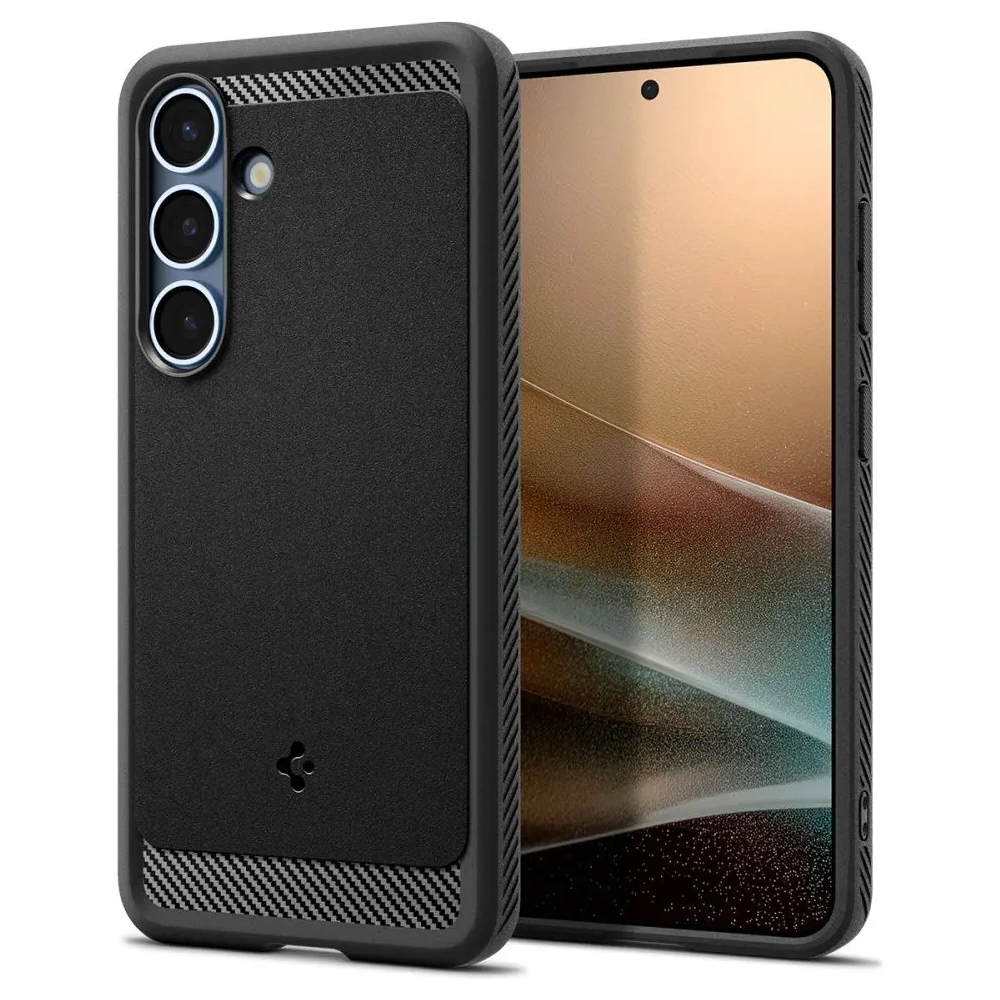 Wholesale Spigen Rugged Armor Mag MagSafe Samsung Galaxy S25 Matte Black - SPN16614 - {ean13} - Hurt