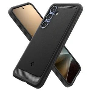 Wholesale Spigen Rugged Armor Mag MagSafe Samsung Galaxy S25 Matte Black - SPN16614 - {ean13} - Hurt