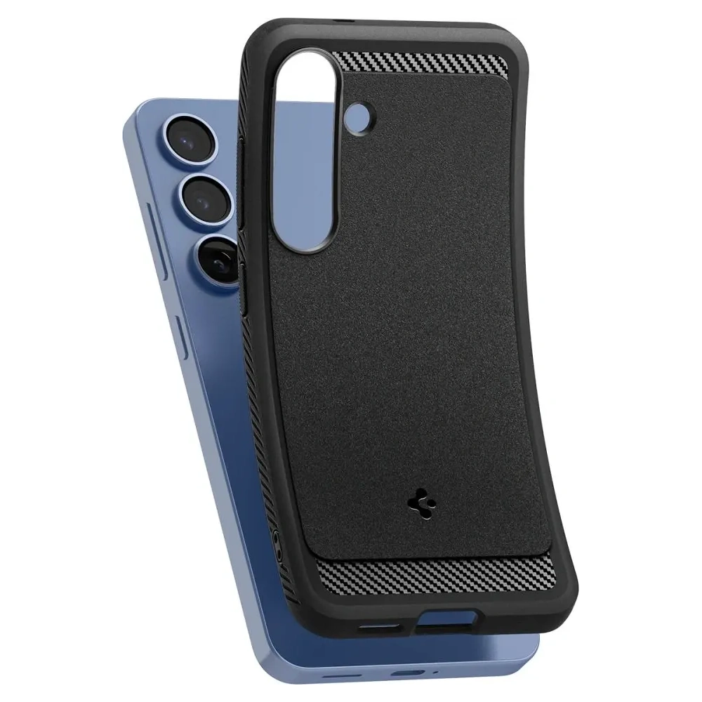 Wholesale Spigen Rugged Armor Mag MagSafe Samsung Galaxy S25 Matte Black - SPN16614 - {ean13} - Hurt