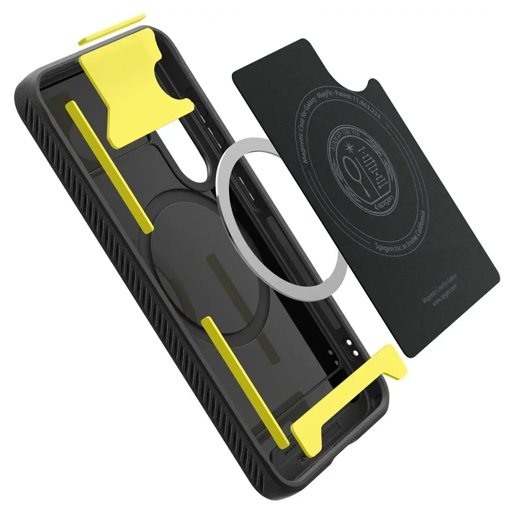 Wholesale Spigen Rugged Armor Mag MagSafe Samsung Galaxy S25 Matte Black - SPN16614 - {ean13} - Hurt