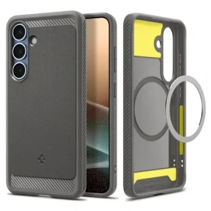 Wholesale Spigen Rugged Armor Mag MagSafe Samsung Galaxy S25 Marble Grey - SPN16615 - {ean13} - Hurt