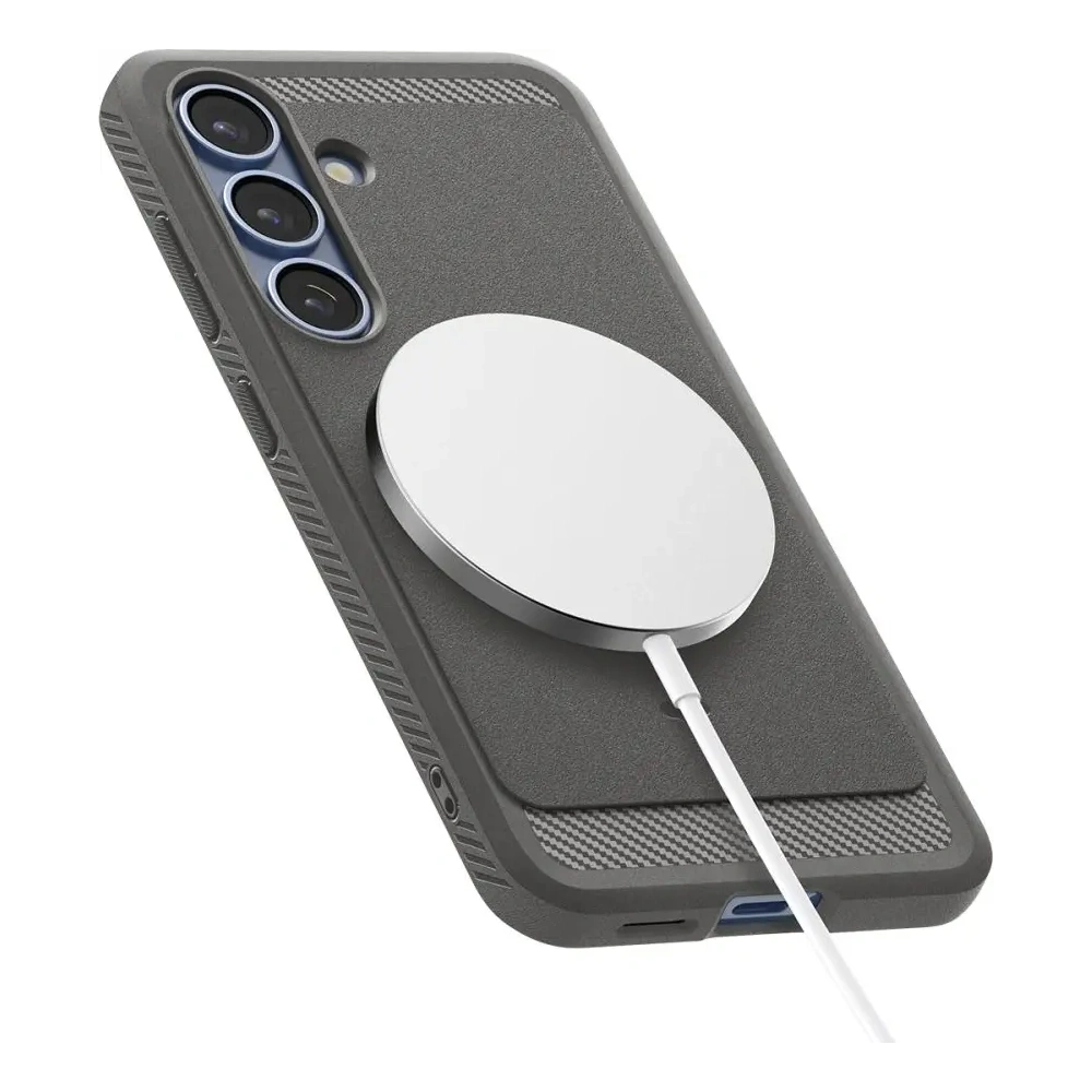 Hurtownia GSM - Etui Spigen Rugged Armor Mag MagSafe Samsung Galaxy S25 Marble Grey - SPN16615 - {ean13} - Hurt