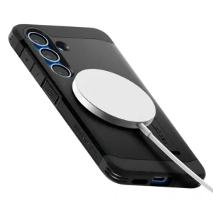 Wholesale Spigen Tough Armor MagSafe Samsung Galaxy S25 Black - SPN16616 - {ean13} - Hurt