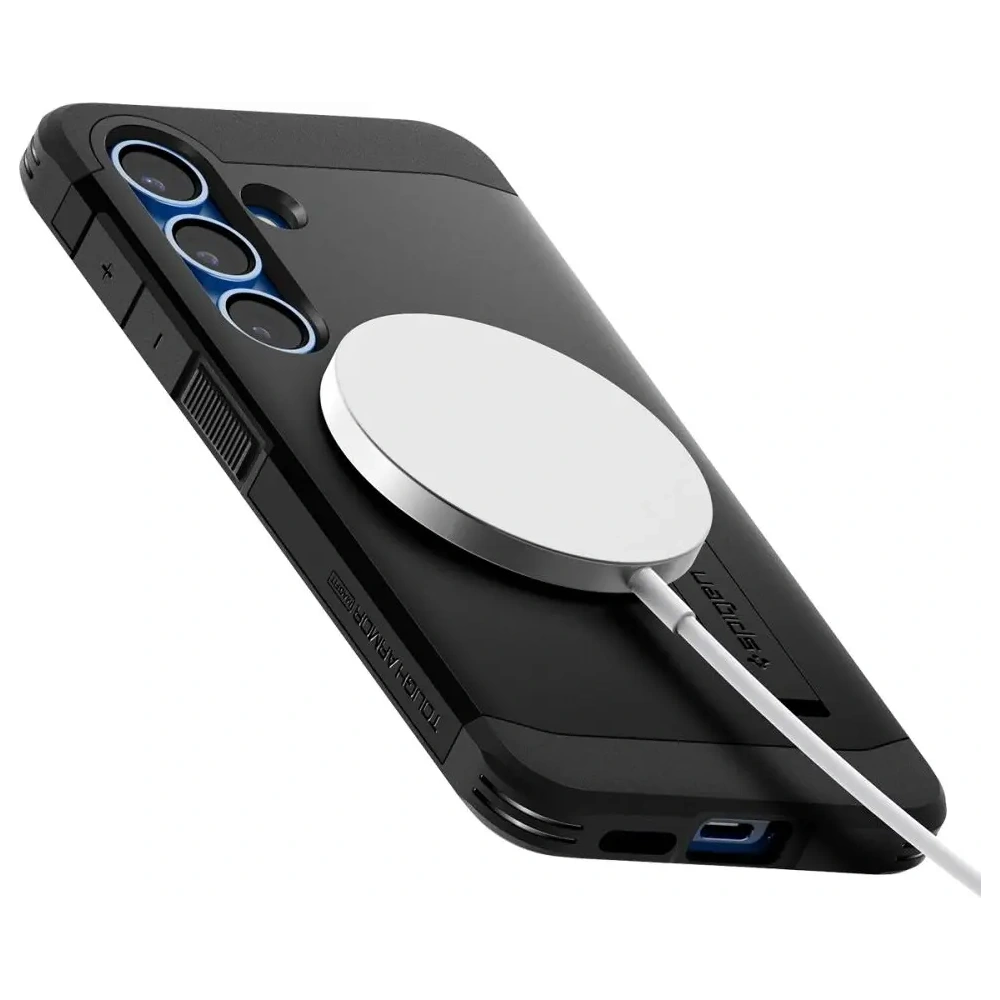 Wholesale Spigen Tough Armor MagSafe Samsung Galaxy S25 Black - SPN16616 - {ean13} - Hurt
