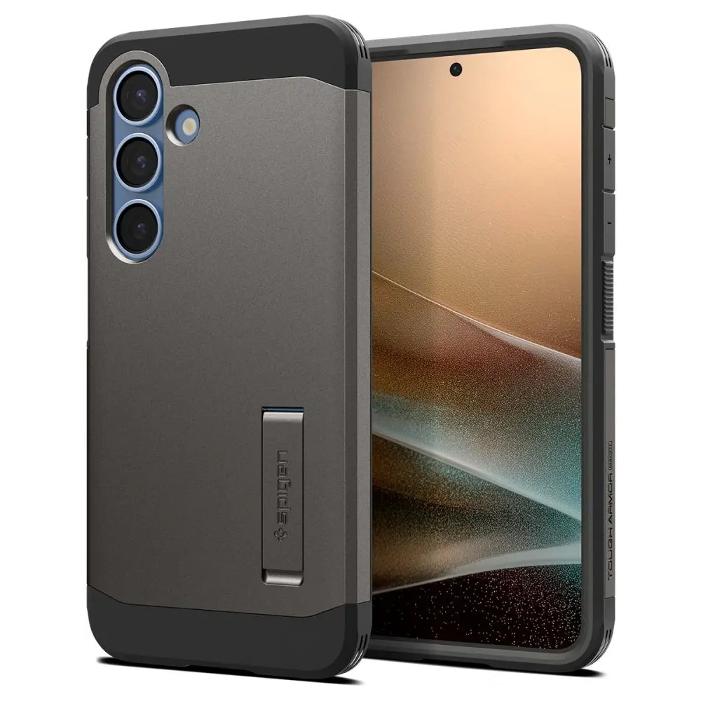 Wholesale Spigen Tough Armor MagSafe Samsung Galaxy S25 Gunmetal - SPN16617 - {ean13} - Hurt