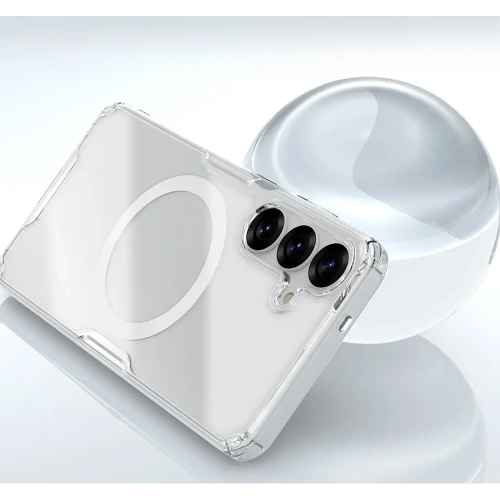 Etui Nillkin Nature TPU Pro Magnetic Case MagSafe Samsung Galaxy S25+ Plus białe