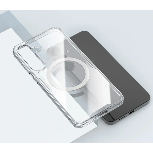 Etui Nillkin Nature TPU Pro Magnetic Case MagSafe Samsung Galaxy S25+ Plus białe