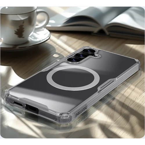 Etui Nillkin Nature TPU Pro Magnetic Case MagSafe Samsung Galaxy S25+ Plus białe