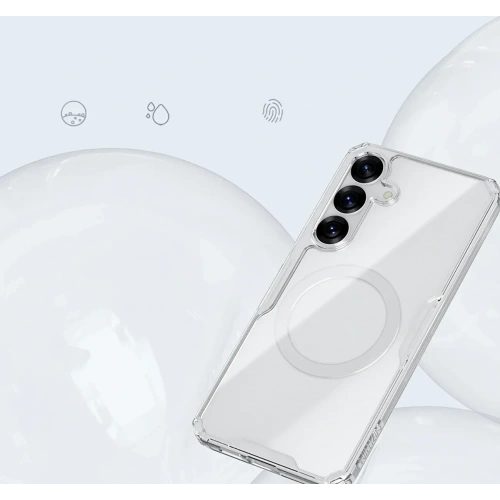 Etui Nillkin Nature TPU Pro Magnetic Case MagSafe Samsung Galaxy S25+ Plus białe