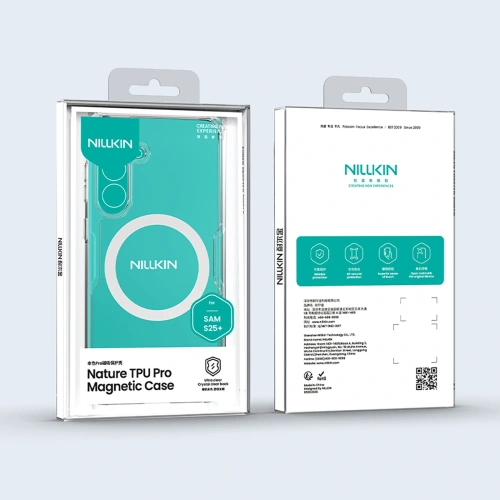 Etui Nillkin Nature TPU Pro Magnetic Case MagSafe Samsung Galaxy S25+ Plus białe