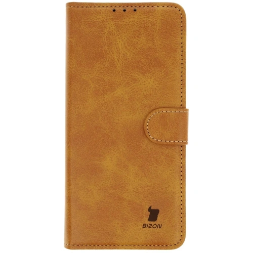 Etui z klapką Bizon Case Pocket do OnePlus 13 brązowe