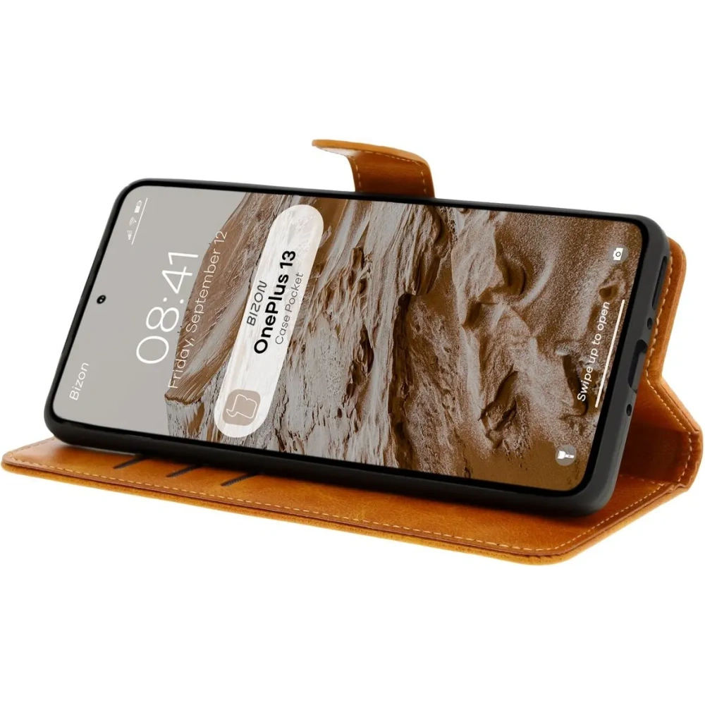 Hurtownia GSM - Bizon tok Pocket OnePlus 13 barna - BIZ8208 - {ean13} - Hurt