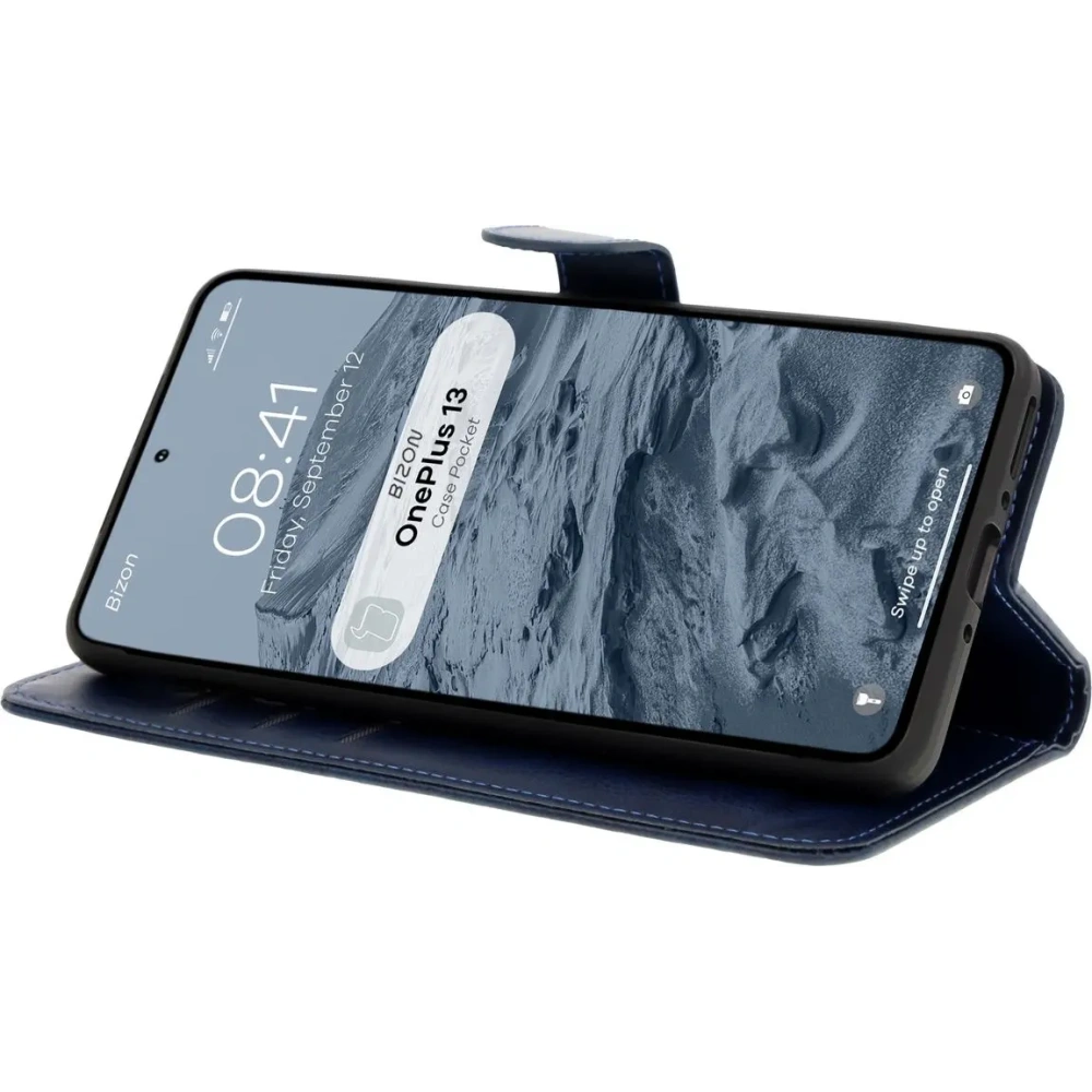 Hurtownia GSM - Bizon tok Pocket OnePlus 13 sötétkék - BIZ8209 - {ean13} - Hurt