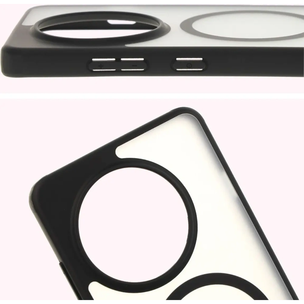 Wholesale Bizon Case MatteO Magnetic OnePlus 13R translucent with black frame - BIZ8210 - {ean13} - Hurt