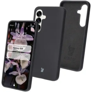 Silikonowe etui Bizon Soft Case do Samsung Galaxy S25 czarne