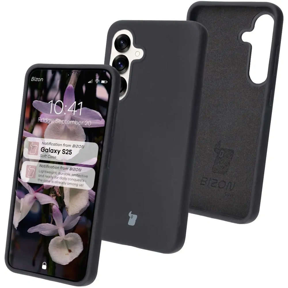 Silikonové pouzdro Bizon Soft Case pro Samsung Galaxy S25 černé