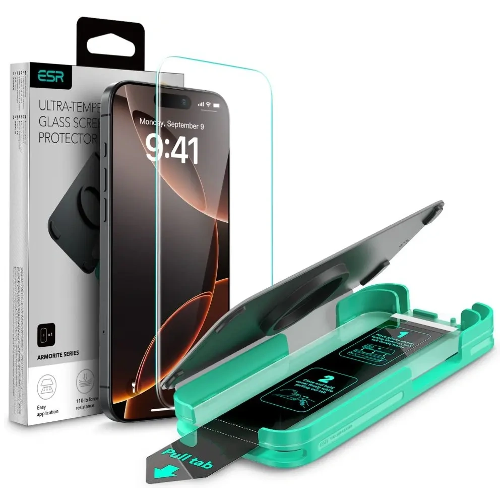 Hurtownia GSM - Tvrzené sklo ESR Armorite Apple iPhone 16 Pro Clear - ESR893 - {ean13} - Hurt