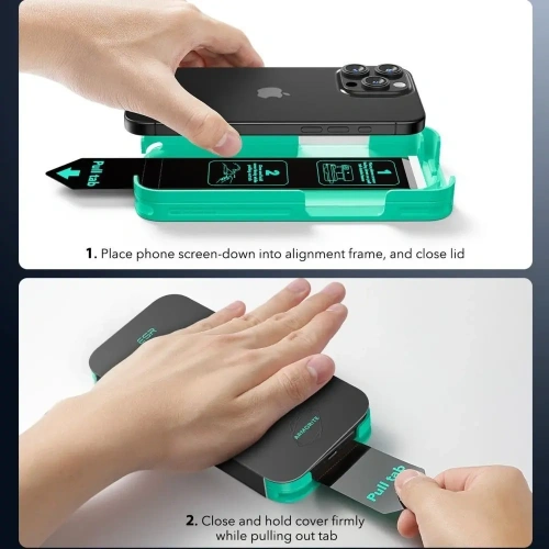 Szkło hartowane ESR Armorite Apple iPhone 16 Pro Clear