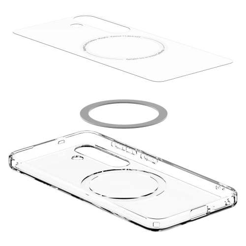 Etui Spigen Ultra Hybrid Mag MagSafe Galaxy S25 Clear/white