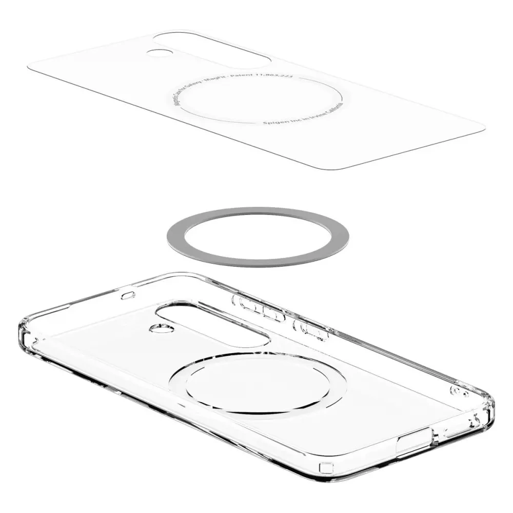 Wholesale Spigen Ultra Hybrid Mag MagSafe Galaxy S25 Clear/white - SPN16621 - {ean13} - Hurt