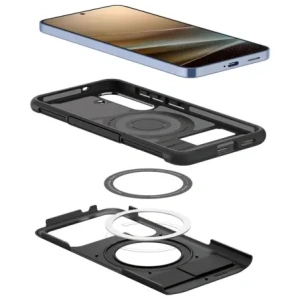 Wholesale Spigen Slim Armor Mag MagSafe Samsung Galaxy S25 Black - SPN16622 - {ean13} - Hurt