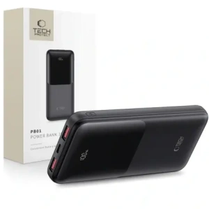 Hurtownia GSM - Tech-Protect PB01 Powerbank 10000mAh 22.5W Negru - THP3845 - {ean13} - Hurt
