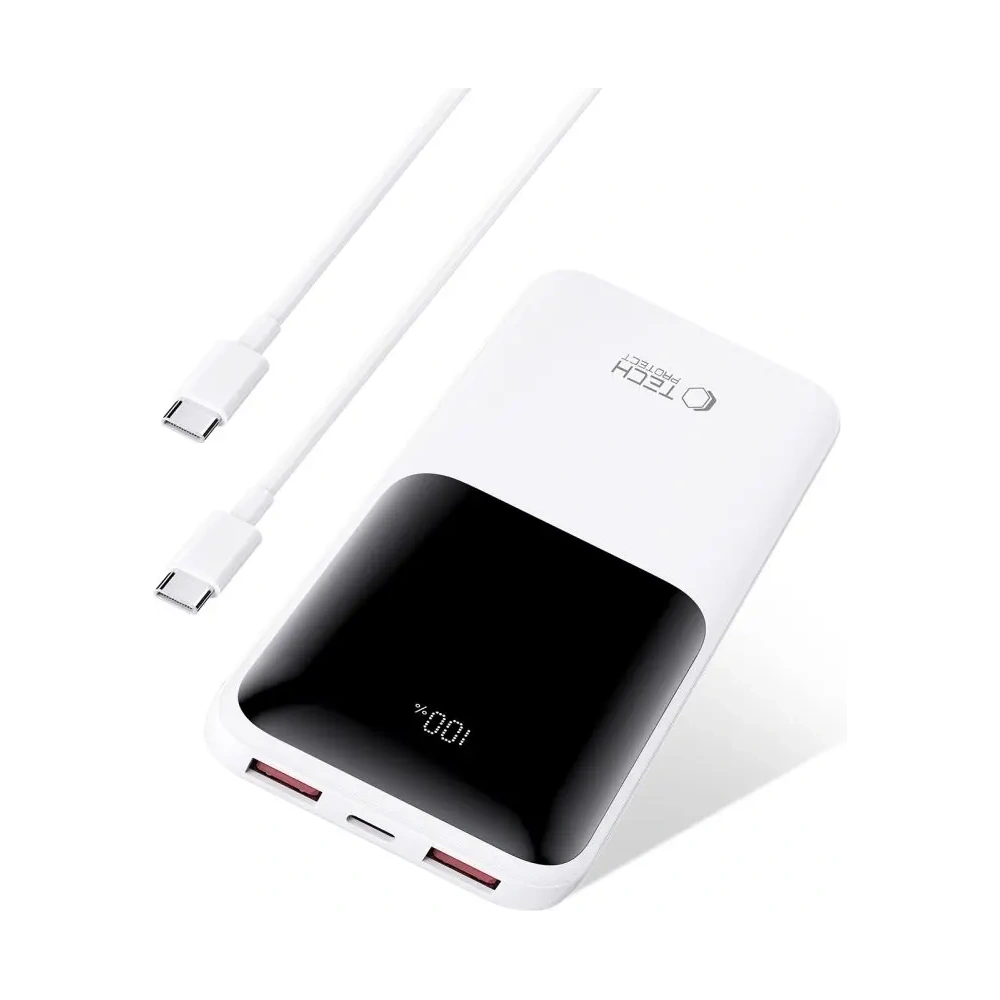 Wholesale Tech-Protect PB01 Powerbank 10000mAh 22.5W White - THP3846 - {ean13} - Hurt