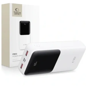 Hurtownia GSM - Tech-Protect PB02 Powerbank 20000mAh 22.5W Alb - THP3848 - {ean13} - Hurt