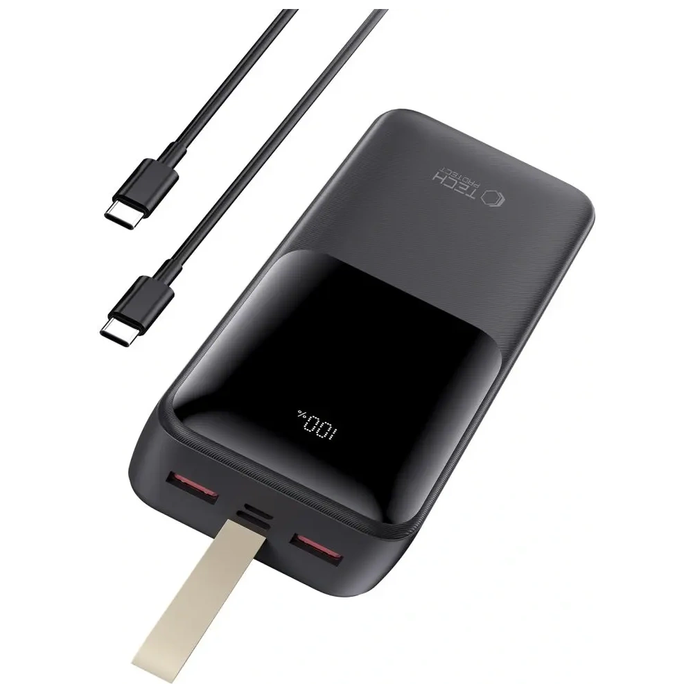 Hurtownia GSM - Tech-Protect PB03 Powerbank 30000mAh 22.5W Negru - THP3849 - {ean13} - Hurt